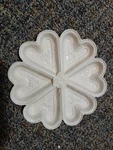 New Metropolitan Museum Of Ceramic Heart Shaped Shortbread Cookie Pan Mold. Fixed Price $18.99.