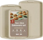 Bakken Swiss Cookie Sheet 3 Piece Set Non-stick, Stackable Baking Pans, White. Fixed Price $31.92.
