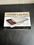 Lindys Stainless Steel 9 13 Inches Covered Cake Pan - New Open Box. Fixed Price $74.99.