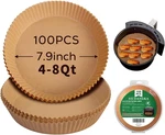 Siudangka Air Liners For Ninja Fryer, 100 Pcs Disposable Paper. Fixed Price $18.95.