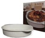 Godinger Porcelain Round Pan Holder Baking Dish Oven To Table 11 Diameter. Fixed Price $32.99.
