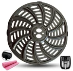 Hqt Air Fryer Grill Crisper Plate Pan For Gourmia 6QT 9.4*9.1 In(new), Black. Fixed Price $21.46.