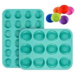 Silicone Pan Cupcake Set - Mini 24 Cups And Regular 12 Muffin.... Fixed Price $29.14.