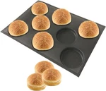 Bluedrop Silicone Bread 8 Caves 4" Round Shape For Hamburger, Black. Fixed Price $28.82.