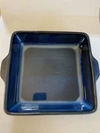 Basque Ceramique Andalusion Blue Stoneware 10" Square Baker. Fixed Price $14.36.