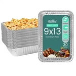 Aluminum Foil Pans 9X13 (30 Pack) - Disposable Baking With High.... Fixed Price $33.61.