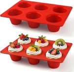 2 Pack Silicone 6-CUP Popover Pan Non-stick Baking Molds For Cupcakes Pudding. Fixed Price $18.99.