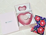Le Creuset Swarovski Pink Heart Ramekin & Magnet Stoneware Unused Nib. Fixed Price $89.00.