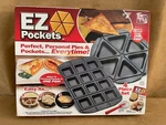 Ez Pockets Non Stick Baking Kit 4 Piece Set 2 Pans Cutting Tool & Recipe Book. Fixed Price $34.50.