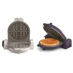 Bella Flip-n-store Waffle Maker&evergood Ceramic Nonstick COATING,1000W,OATMILK. Fixed Price $26.99.