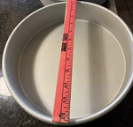 Fat Daddio Round Removable Cake Pan X Prd 123. Fixed Price $14.00.