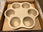 Pampered Chef Stoneware #1373 Single Servings Cake Pan Open Box. Fixed Price $19.95.
