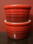 Le Creuset Cerise Cherry Ramekins Custard Cups Of 2 New. Fixed Price $19.90.