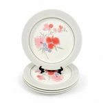 Stoneware Dinner Plates Set 4 Galleria Collections Jmp 3 Marketing 1985 Made. Fixed Price $40.00.