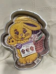 1991 Wilton Special Delivery Bunny/little Leaguer Cake Pan With Booklet & Insert. Fixed Price $16.95.