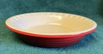 Creuset 15-12 Enameled Stoneware Pie Plate Baking Dish 9" Cherry Cerise Red. Fixed Price $25.00.