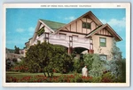 C1960 Hollywood California Vintage Postcard Home Irene Rich House Field Garden. Fixed Price $6.47.