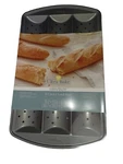 Wilton Ultra Bake Pro 3 Cavity Non-stick Carbon Steel Baguette Baking Tray 15X10. Fixed Price $18.99.