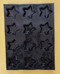 Demarle Flexipan Silicone Baking Tray, France, 12 Star Cavities, Used. Fixed Price $20.00.