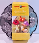 Nordic Ware New Garden Bug Cakelet Pan Baking Mold 3D Aluminum Made Usa. Fixed Price $27.99.