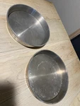 Vtg Mirro 9X1.5 Aluminum Cake Pans Removable Bottom Lot Of 2 Usa. Fixed Price $19.99.