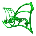 Tracer Steel Frame With Rack And Fork 26IN 3.0 4.0 Fat Tire Beach Cruiser Bike. Fixed Price $699.99.
