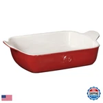 Emile Henry 10.25 X 7 Rectangular Baker Rouge. Fixed Price $70.32.
