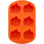 Wilton Jack O'lantern Orange 6 Cavity Silicone Mold Halloween Pumpkin. Fixed Price $15.99.