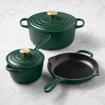 Creuset Signature Enameled Cast Iron 5-PIECE Cookware. Fixed Price $449.00.
