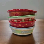 Pioneer Woman Christmas Holiday Cheer Mini Stoneware Pie Pans - Set Of 4. Fixed Price $19.99.