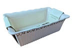 Paula Deen Fall Harvest 9X5 Scalloped & Ribbed Stoneware Loaf Casserole Dish. Fixed Price $29.50.