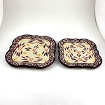 Temptations By Tara Old World Purple Square Plates Ppp 944576 In And. Fixed Price $12.95.