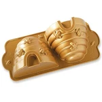 Nordic Ware Cast Aluminum Beehive Cake Pan, Gold. Fixed Price $54.95.