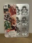 Vtg Wilton Bite Size Gingerbread Boy Pan Cookie Candy Mold Christmas New Sealed. Fixed Price $12.00.
