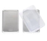 Nordic Ware, 3 Pc Natural Aluminum High-sided Baking Pan Lid + Sheet. Fixed Price $66.00.