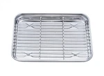 Teamfar Toaster Oven Pan With Rack 8X10.5 Stainless Steel Non Toxic Tray. Fixed Price $21.19.