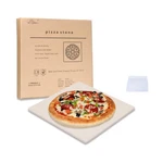 Waykea 12 X Pizza Stone Square Baking Premium Cordierite Gri.... Fixed Price $93.70.