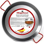 Magefesa 28" Carbon Steel Paella Pan 70 Cm 25 Servings Durable Versatile Cooking. Fixed Price $119.99.