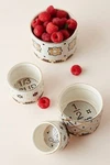 Nib Anthropologie French Bistro Tile Measuring Cup Set Of 4 Mosaic Gold Accents. Fixed Price $82.99.