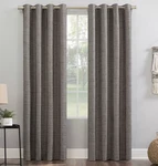 Kline Burlap Weave Thermal 100% Blackout Grommet Top Curtain Panel Sun Zero. Fixed Price $24.99.