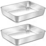 Lianyu Baking Pan Set Of 2, 12 X 9 Inch Cake Lasagna Brownies Casserole.... Fixed Price $29.15.