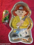 Wilton Cake Pan: Little Hero (2003) - Child Fireman Shaped Birthday Pan!. Fixed Price $14.99.
