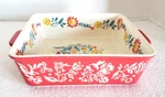 The Pioneer Woman Mazie Bird Square Baking Dish 1.8 Qt. 8X8 New & Discontinued. Fixed Price $32.99.