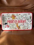 Temptations Temp-tations Winter Whimsy Merry & Bright Tray New. Fixed Price $16.99.