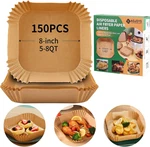 Air Fryer Liners Disposable Paper, 150 Pcs Non-stick Parchment. Fixed Price $14.85.