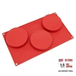 Freshware 3-CAVITY Silicone Disc Cake, Pie, Custard, Tart And Resin Medium. Fixed Price $22.79.