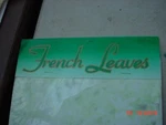Package 80 Sisson Imports Usa French Leaves Fine Parchment Paper Table Decor. Fixed Price $37.00.