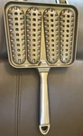 Nordic Ware Waffle Dippers Maker Silver Nonstick Manual Stovetop Pan Euc. Fixed Price $35.00.