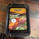 Homow Nonstick Steel Roasting Tray With Rack, Black, Rectangle, Dishwasher Safe. Fixed Price $41.73.