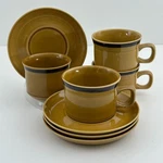 Designers Collection Porto Fino Stoneware Cups & Saucers Set 4. Fixed Price $19.99.